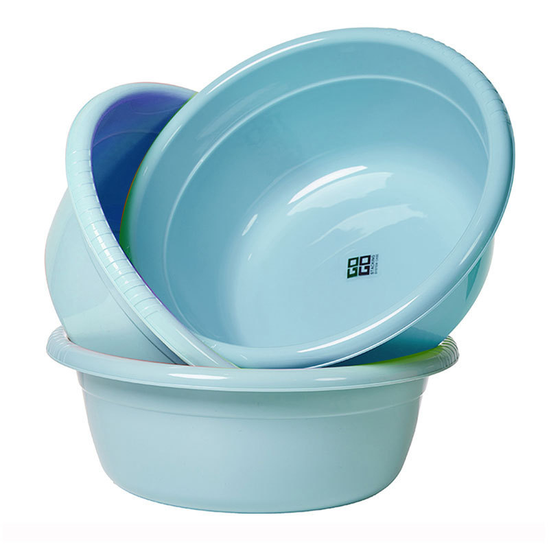 Tianping Chaohui 家庭用厚みのあるプラスチック洗面器洗濯と野菜洗い s フルーツ学生寮収納足洗い桶洗面器|undefined