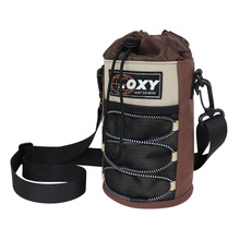 水杯车把水壶包 质感运动斜跨圆筒保温瓶袋 水杯腰包桶宠物训练包