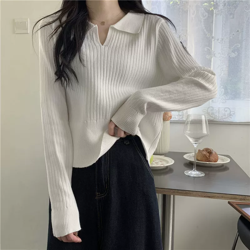 (Cross-border trading), knitted base body-friendly colored sweater