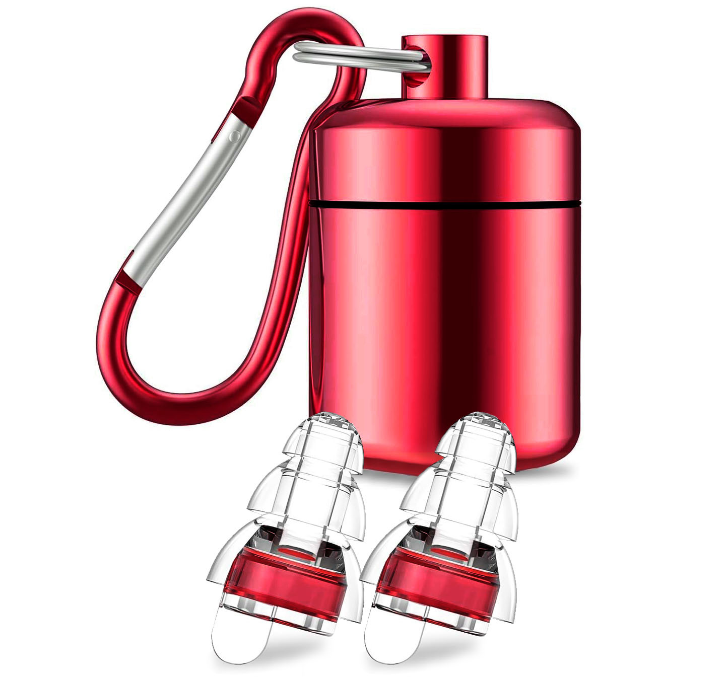 빨간 필터 빨간 알루미늄 병