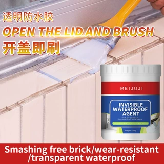 DIY定制透明防水胶卫生间厨房免砸砖防水涂料外墙屋顶窗台 补漏防