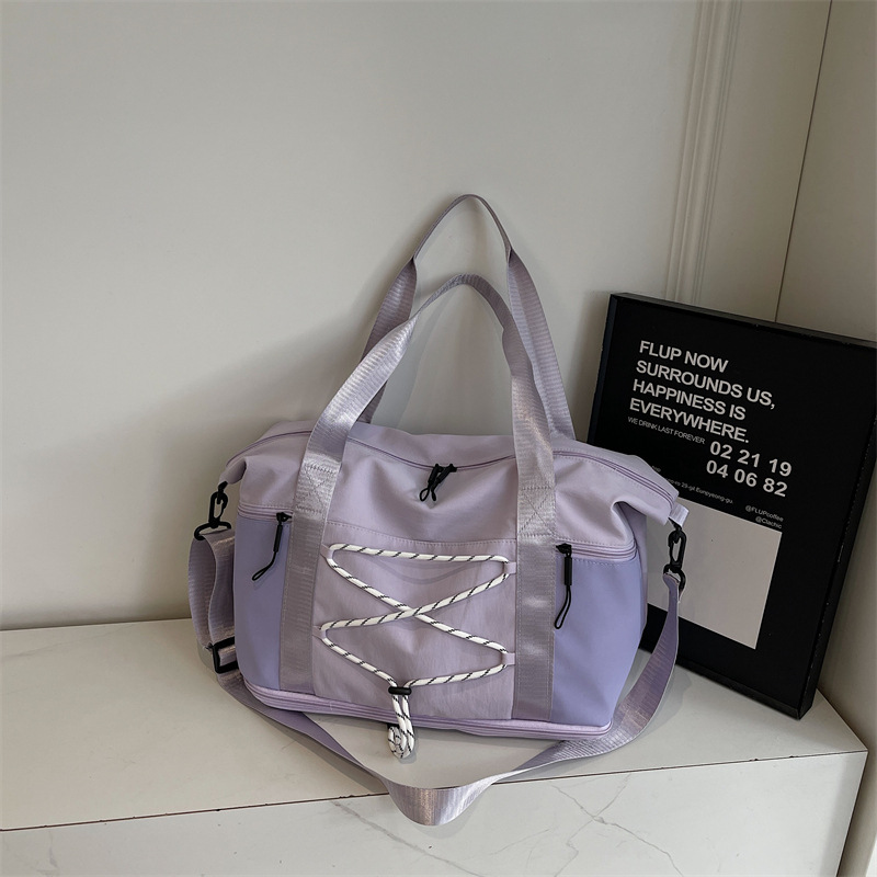 Bolsa de viaje simple de moda, bolsa de yoga deportiva, bolsa de natación seca y húmeda, bolsa de mano de corta distancia