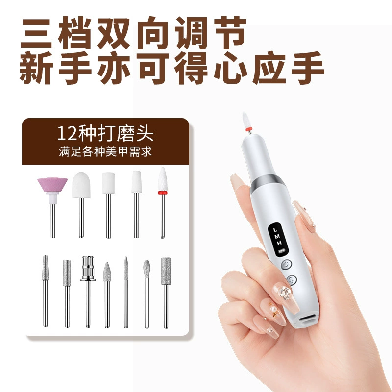 Exfoliating polishing cloth for nails for manicure, nail milling machine for commercial use