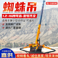 蜘蛛吊车多型号室内外吊装微型起重机2吨3吨5吨8吨厂家履带蜘蛛吊