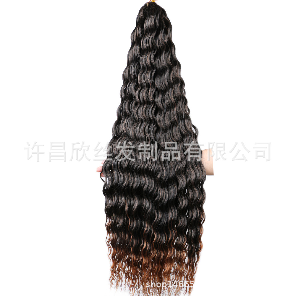 Extensiones de cabello synthetic tipo onda profunda – fabricante de Xuchang