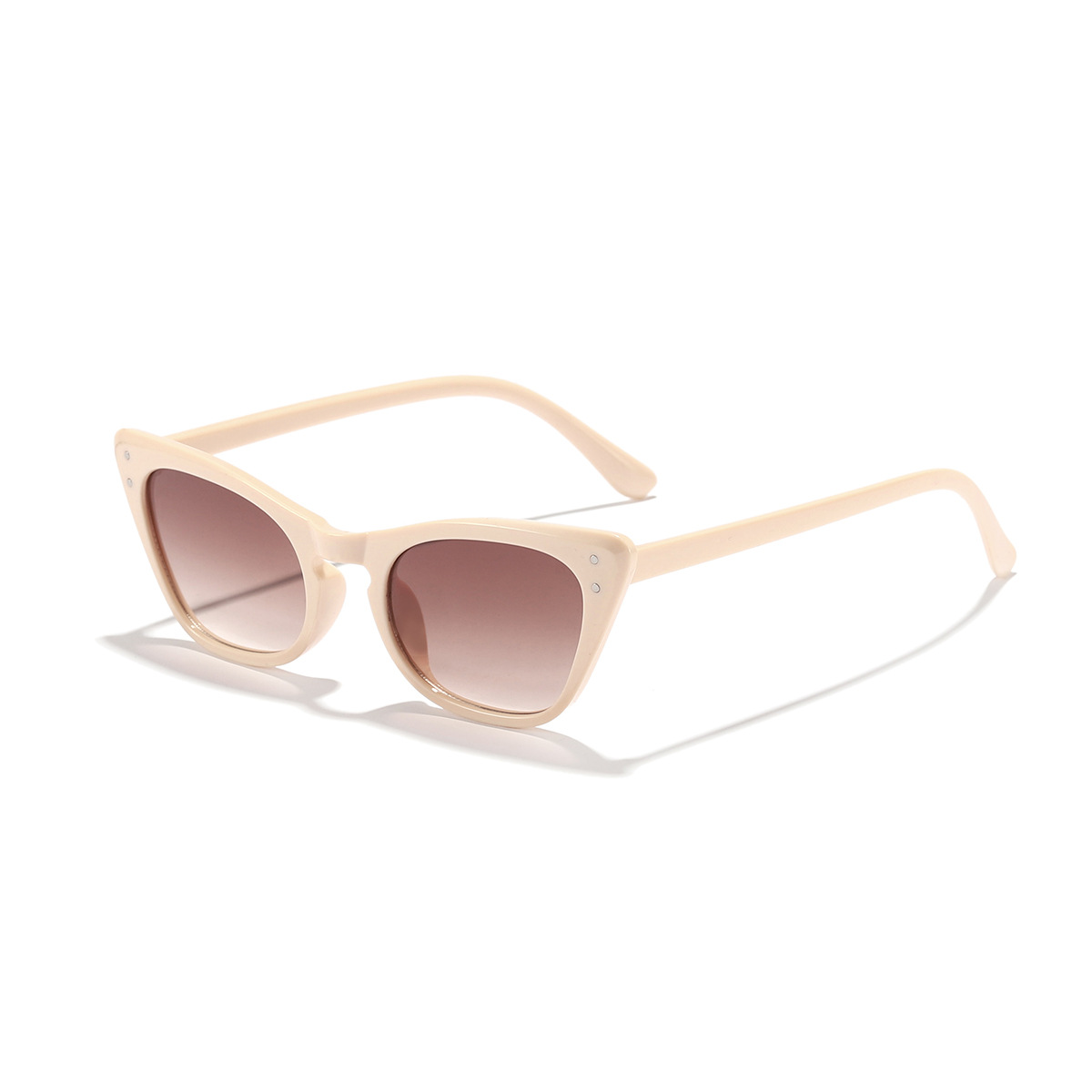 2023 nuevo marco de estampado de leopardo retro gatito Ojo de hombres y mujeres transfronterizos moda gafas de sol a juego