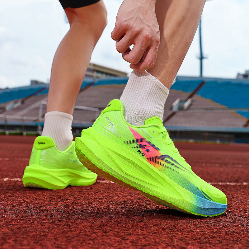 2026 Fashionable Casual Sports Shoes with Carbon Plate for Students, Men's Comfortable Running Shoes, Breathable Training Marathon Running Shoes
