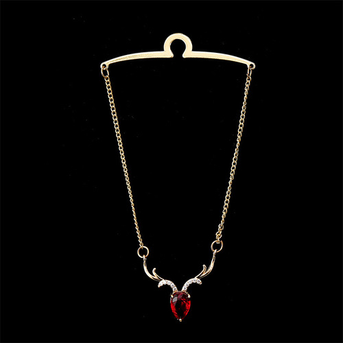 Cross-border hot selling tie chain accessories suit suit versatile U-shaped chain deer diamond style versatile for men