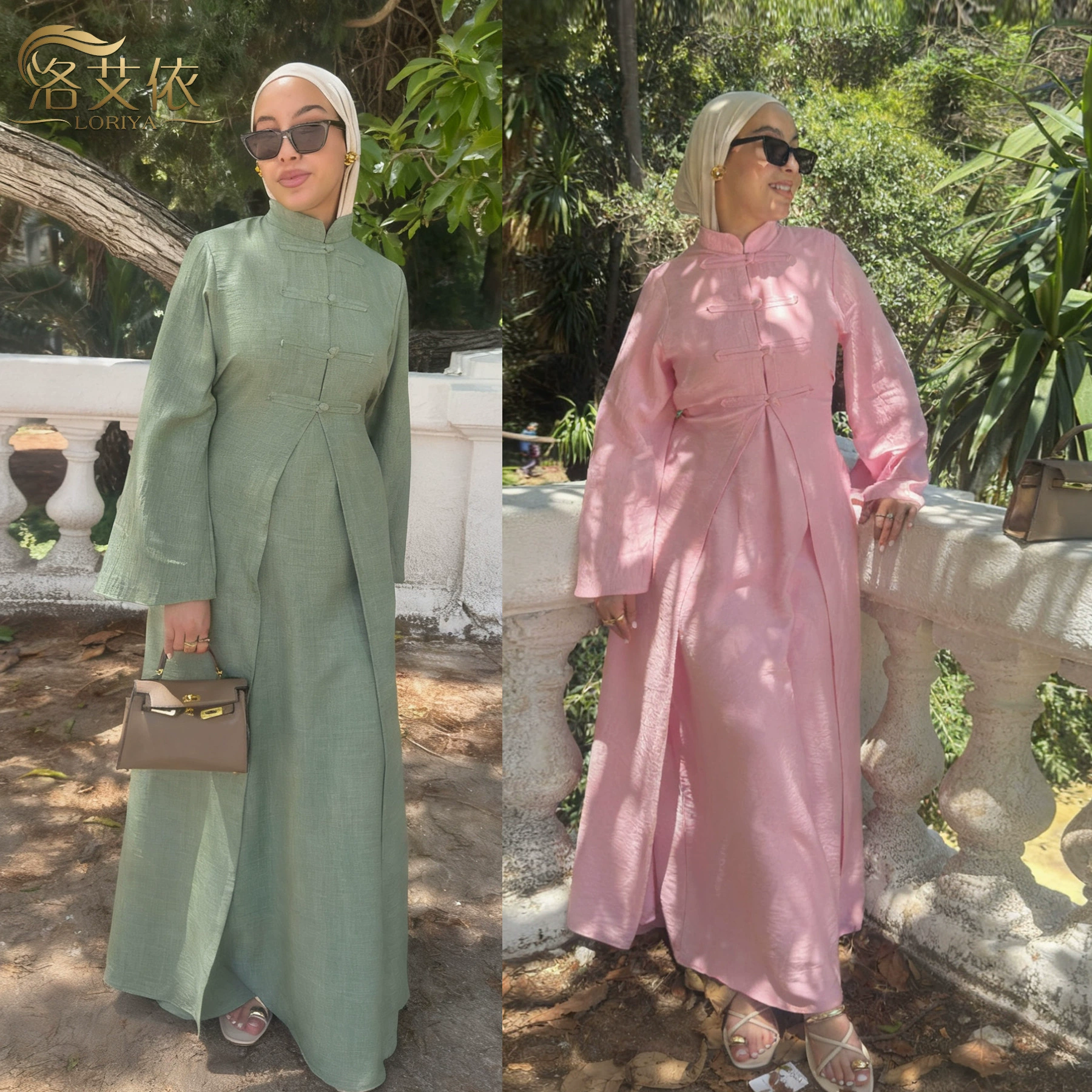 2025Loriya AliExpress Дубай Ближний Восток Элегантное нижнее белье + кардиган Двухкомплектный набор LR1124