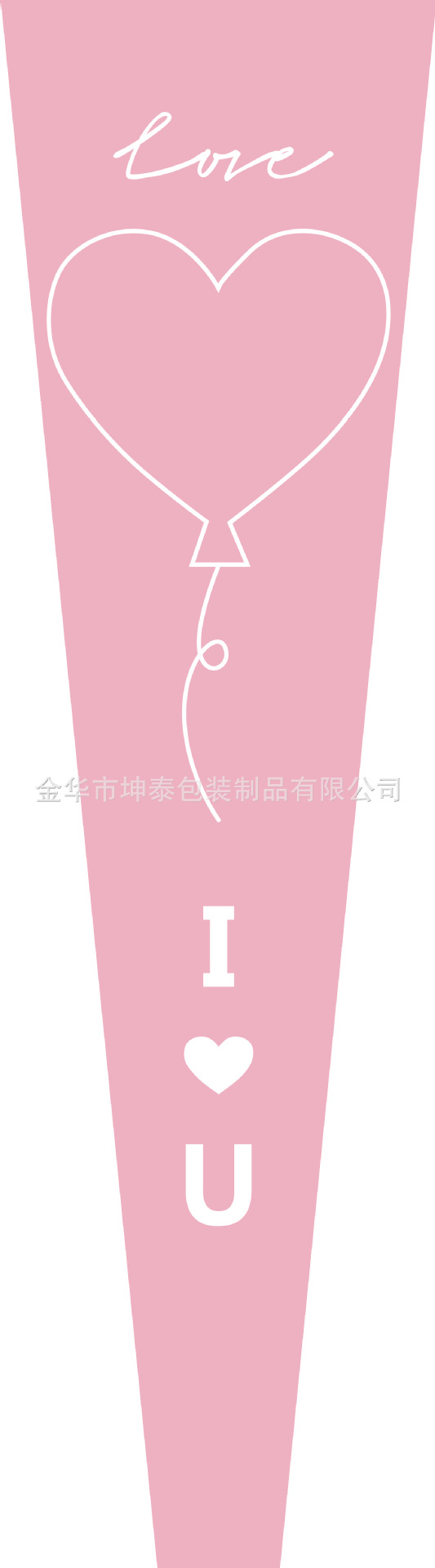 Bolsa de embalaje simple de una sola flor transparente ramo de rosas bolsa de triángulo bolsa individual bolsa de múltiples ramas material de tienda de flores florales