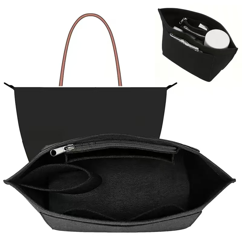 Cross-Border Felt Inner Liner Makeup Bag, Travel Inner Pouch, Cos