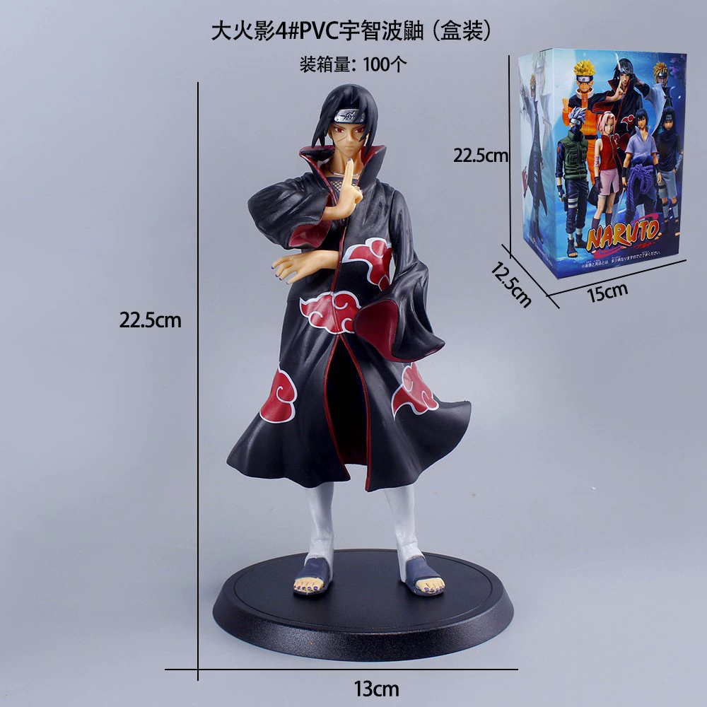 PVC Figure Set (Naruto) — Kakashi, Naruto, Sakura Desktop Ornaments, Multi‑pose Kit
