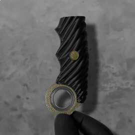 独立站新品 Karambit Lighter Case Spin 趣味仿真刀旋转打火机盒