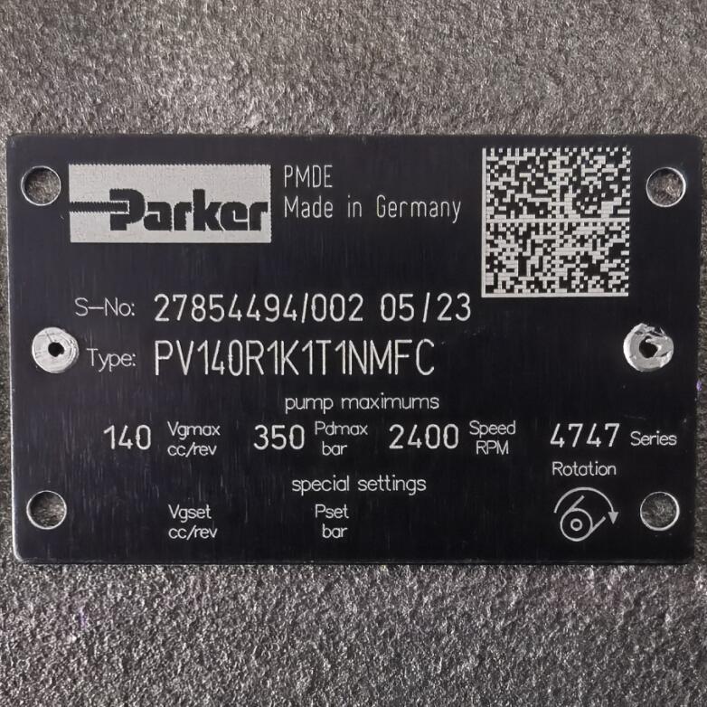 PV140R1K1T1NMFC # Parker//派克，液压泵，齿轮泵，叶片泵