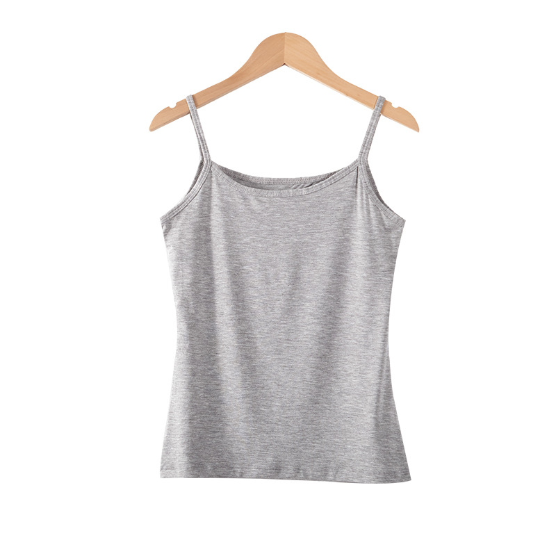 Modal camisole women's home inner and outer wear summer sleeveless top anti-exposure women's underwear bottoming shirt