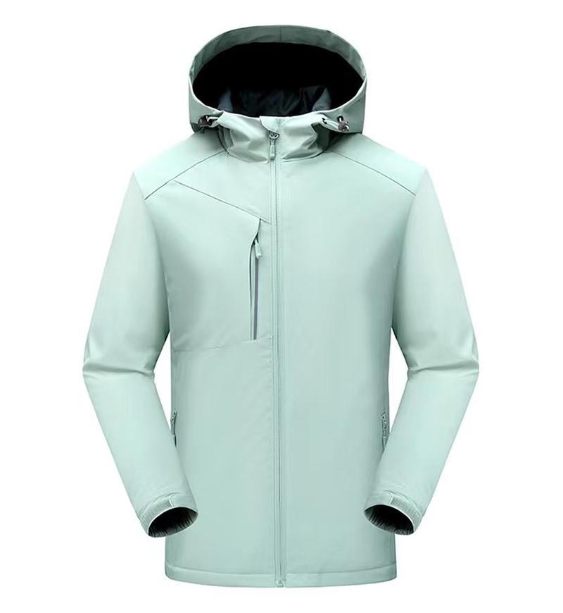 Invierno de algodón cálido de terciopelo ropa de asalto casual de moda para hombres al aire libre ropa de algodón impermeable a prueba de viento impresión