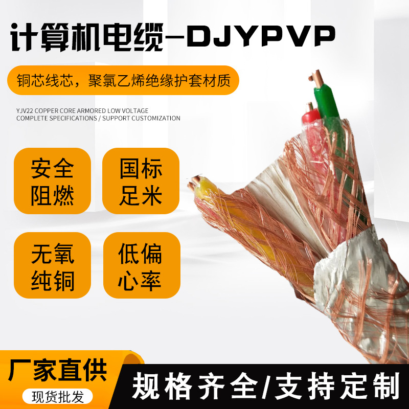 DJYPVP 计算机电缆 5芯6芯7芯8芯9芯10芯 国标规格齐全 电缆