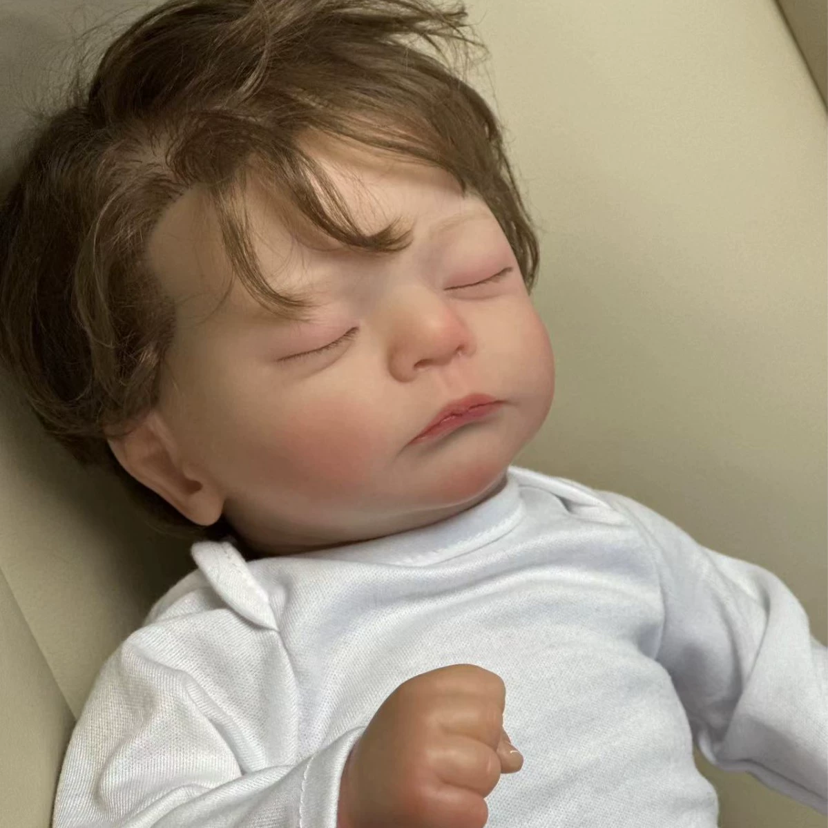 Cute realistic lifelike doll for baby, 3D, 47cm, Birthday gift