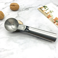 Wholesale Factory Multi-functional 430 Stainless Steel Ice Cream Scoop Dual-purpose Ice Cream Baller Fruit Spoon