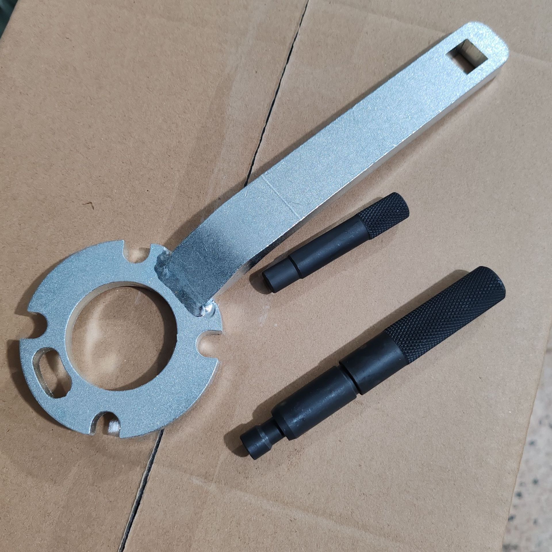 捷正工具沃尔沃曲轴皮带轮夹持支挡扳手沃尔沃正时凸轮轴专用工具
