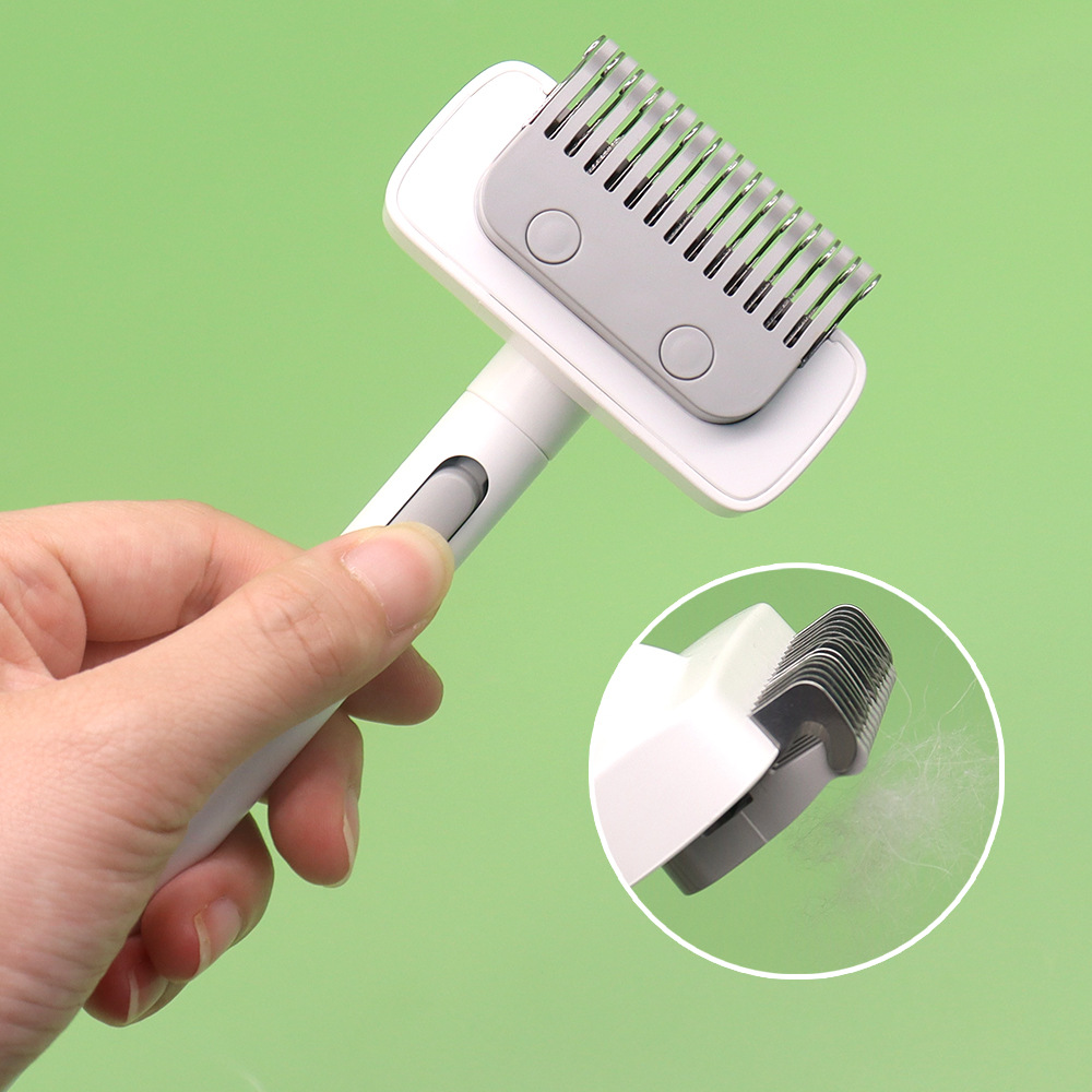 Peine de nudo abierto para mascotas, peine para perros, peine para perros, peine para perros, peine de acero inoxidable, peine para perros, peine para perros, peine