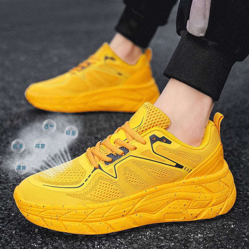 Couple's Casual Retro Street Style sneaker Comfortable Thick Bottom Mesh Breathable Flying Woven Shoes Men's and Women's Running Shoes Couple's Casual Retro Street Style sneaker Comfortable Thick Bottom Mesh Breathable Flying Woven Shoes Men's and Women's Running Shoes