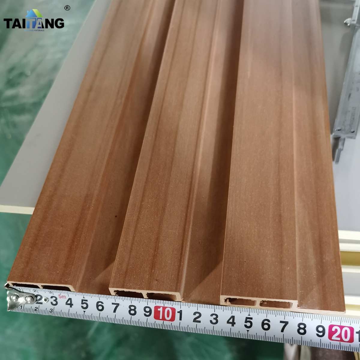 WPC madera ecológica 170 placa de rejilla rejilla de plástico de madera placa de pared decorativa placa de gran muralla de madera ecológica