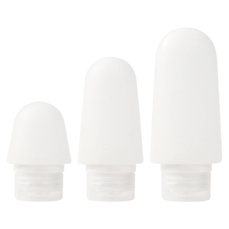 Silicone bottle for traveling, handheld lotion, storage system, hermetic container, fall protection