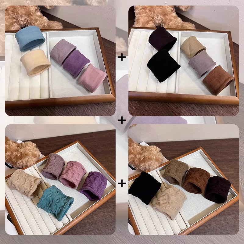 Cauda de caballo alta no colapsar cuerda de cabeza sensación de piel máscara toalla anillo de cabello correa de cabello de mujer de alta elasticidad cuerda de cabello de cabeza duradera