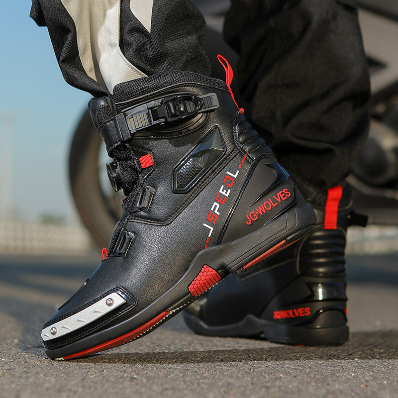 Otoño y invierno cuatro estaciones botas de ciclismo motocicleta cross-country hombre impermeable antideslizante motocicleta viajes viajeros zapatos de ciclismo equipo de locomotora mujer