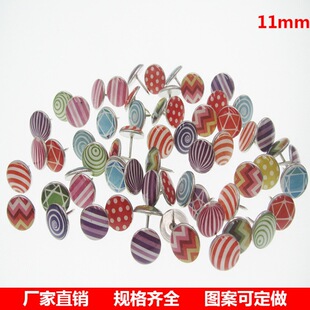 Amazon Cross-Border Best-Selling DIY Pattern Glue Thumbtacks Creative Plastic Thumbtacks Boxed Office Stationery Thumbtacks
