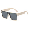 Square retro sunglasses, glasses, sun protection cream, new collection, UF-protection