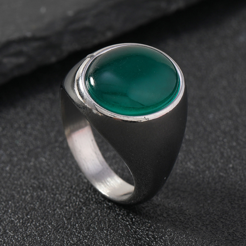 Steel color (Emerald oval)