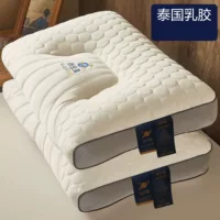 Подушка, несминаемая подушка, пара 45x70 см, подушка для шеи, бытовая латексная подушка для взрослых, подушка из волокна, оптовая продажа