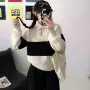 外穿长袖秋冬打底针织衫