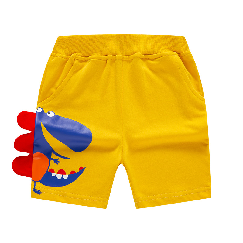 2024 Nuevo estilo coreano ropa para niños verano dinosaurio tridimensional pantalones para niños bebé quinto Pantalones cortos para niños entrega de moda image 6