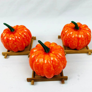 Cross-Border New Artificial Pumpkin White Pumpkin Thanksgiving Hot Sale Harvest Festival Decoration Props Garland Decoration Accessories