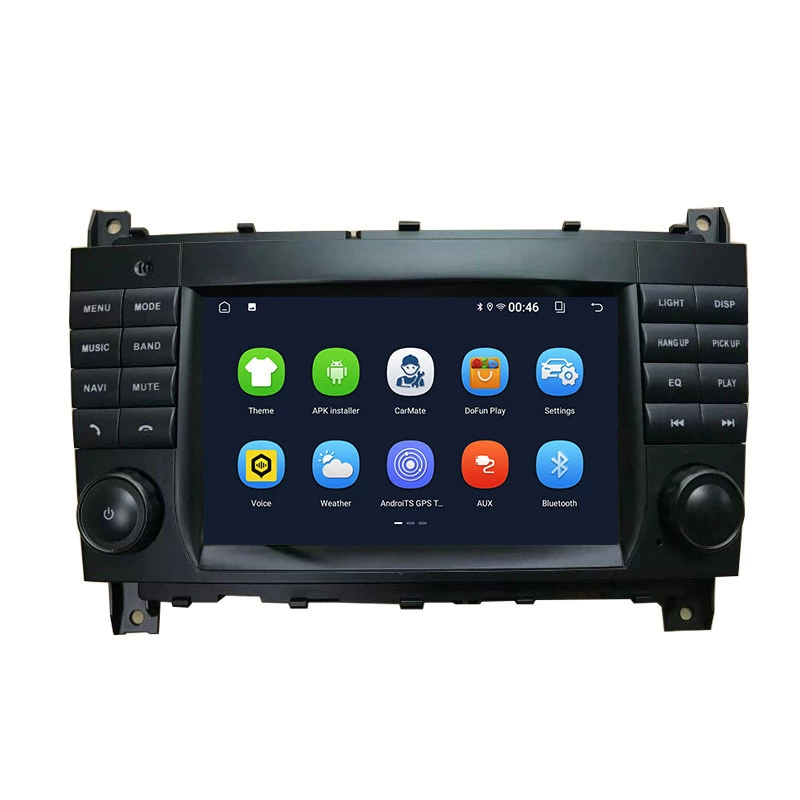 Подходит для Mercedes C-Class W203 7" Android-навигация, автомобильный Bluetooth, 2002–2009