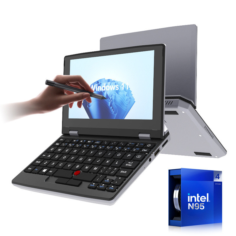 [Cross-border Exclusive] Stilcho A7 Mini Touch Screen 7-inch Pocket Laptop Office Computer Wholesale