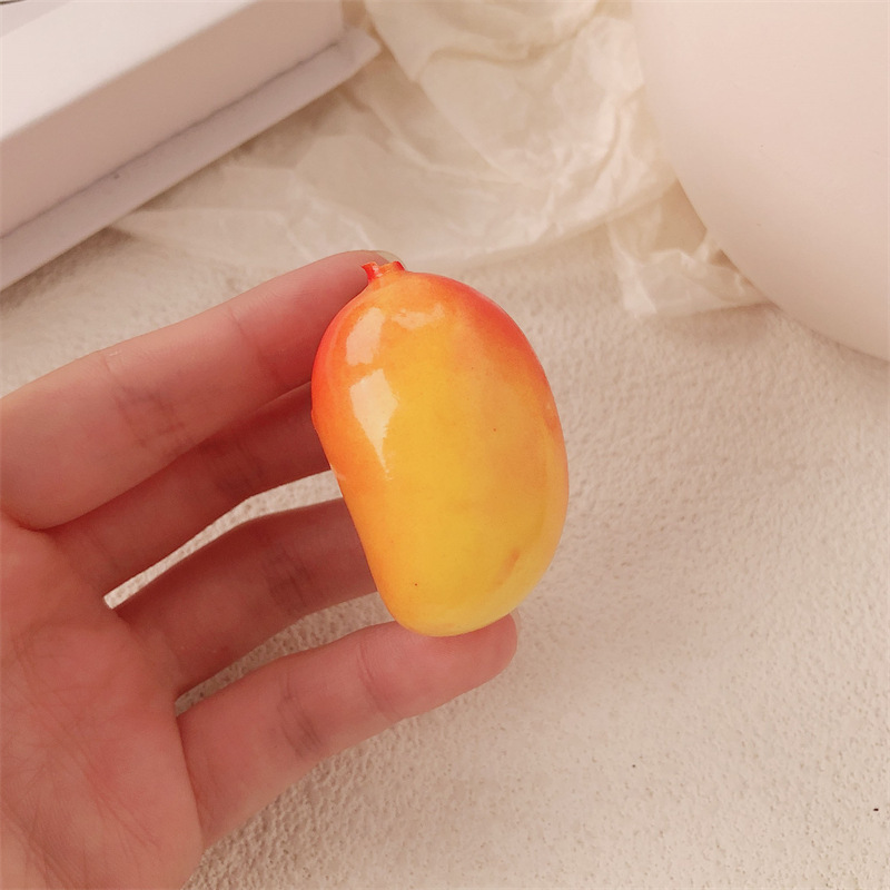 女性用模擬フルーツヘアピン、クリエイティブなヘアクリップ、カモノハシクリップ、面白い額サイド前髪クリップ、ヘッドバンド|undefined