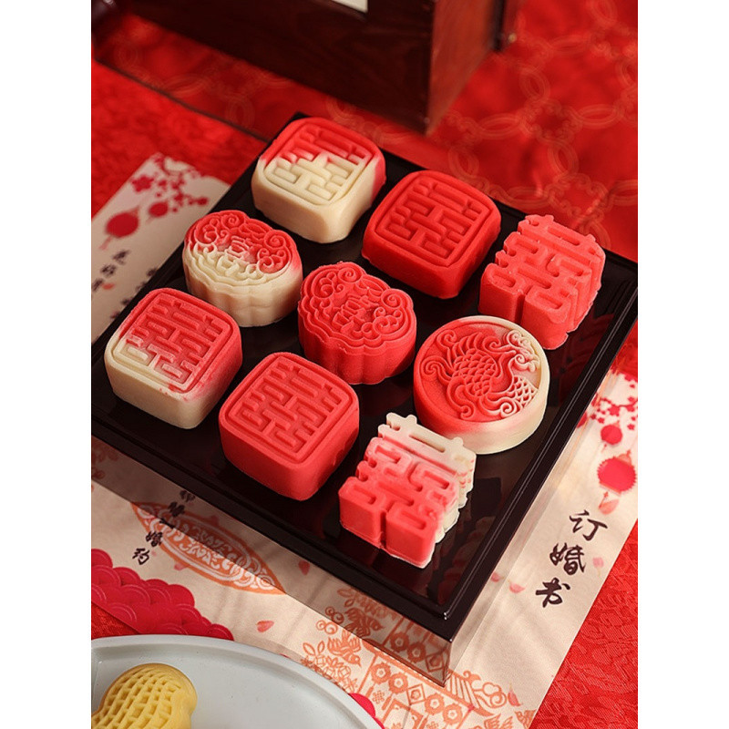 New Chinese-Style Pastries for Weddings and Engagements, Wedding Cake Table, Baby Birth Snacks, Tea and Fruit, Bridesmaid Accompaniments, Free Shipping