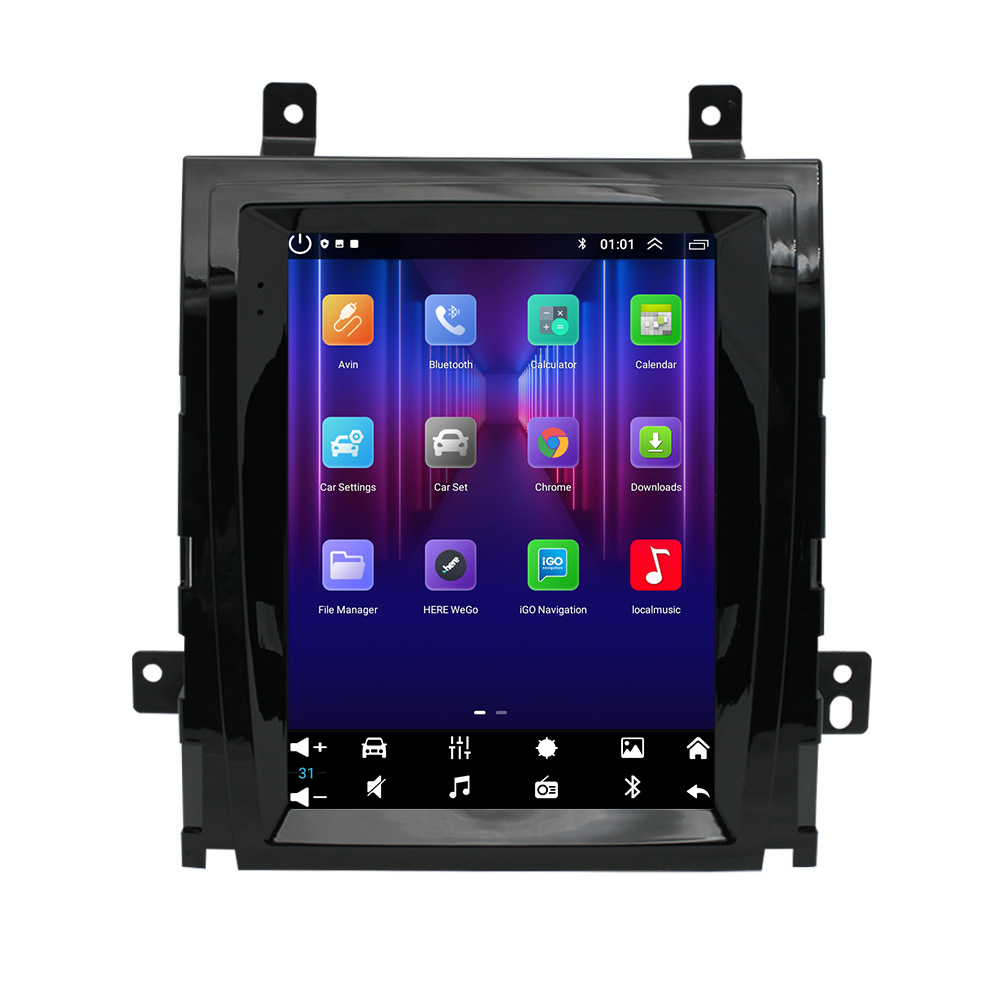 Aplicable a Cadillac Escalade 07-12 pantalla vertical Android navegador revertir imagen reproductor Bluetooth
