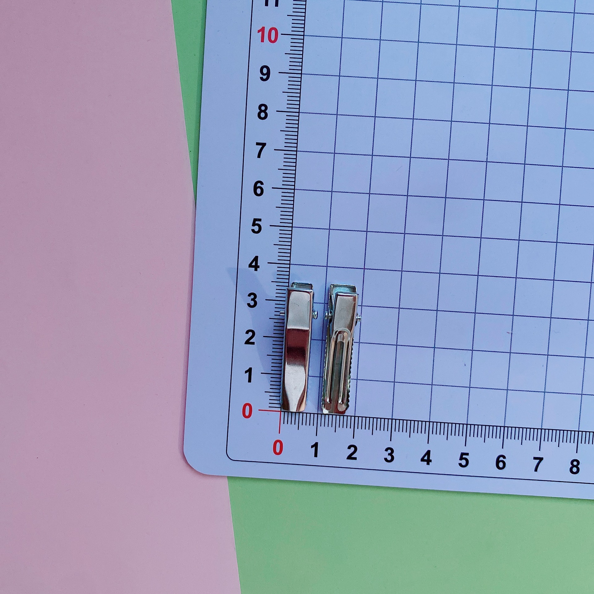 3.5cm 실버 (더블 포크 클램프)