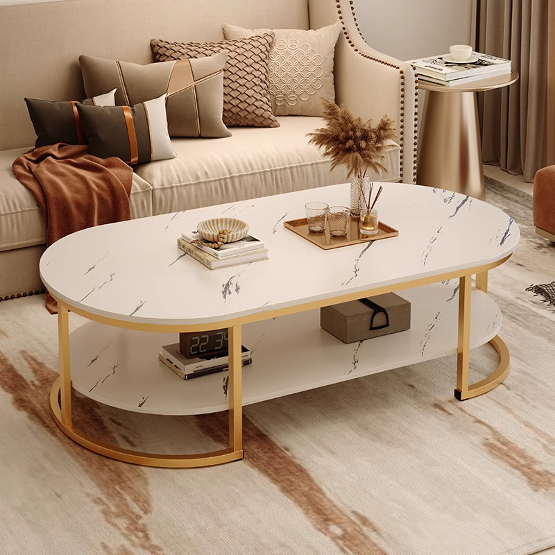 Mesa de té sala de estar mesa de té doméstica alquiler de casa sofá simple moderna y lujosa nueva pequeña mesa de casa pequeña