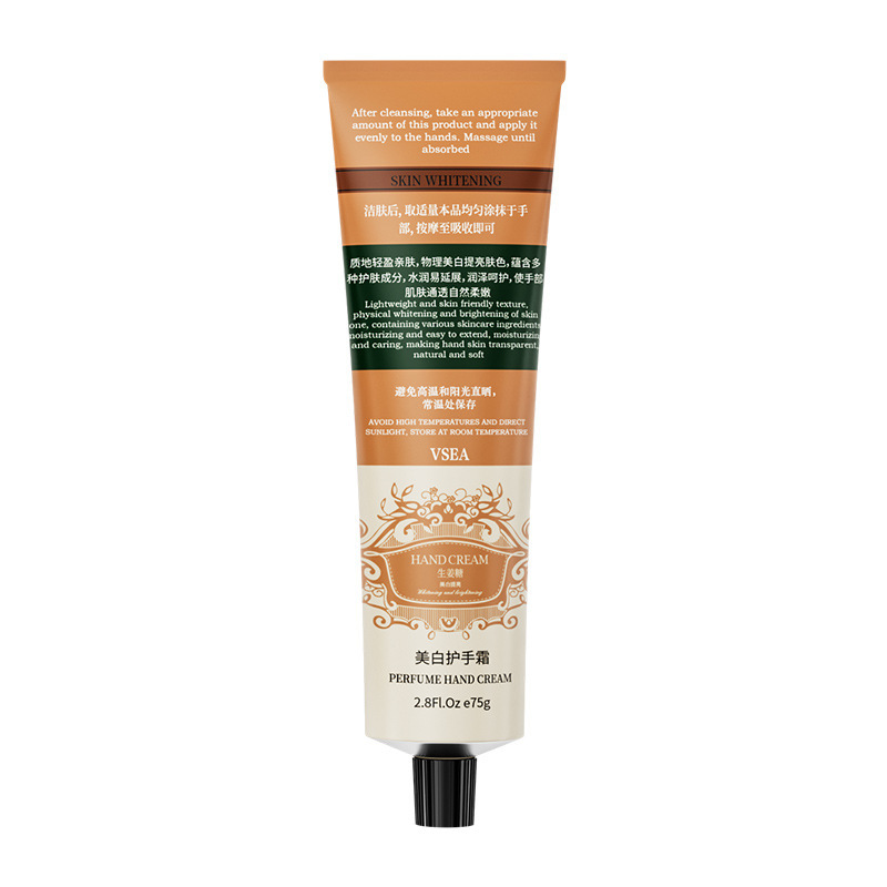 VSEA blanqueamiento perfumes crema de manos hidratante humectante mejora la secedad de alto valor de la piel mano fabricante de caja de regalo