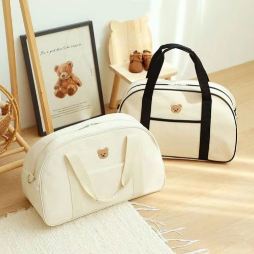 Korean Instagram Mommy Bag with Large Capacity, Teddy Bear Style Handbag, 2024 New Model, Lightweight Storage Mother Baby Bag