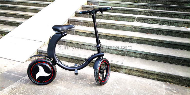 Cross-Border Sunnytimes Folding Ebike 350W 36V15Ah Electric Moped Lithium Battery Scooter