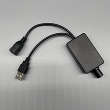 USB水族增氧泵专用5V直流电机调速器公母接头开关气量调节模块