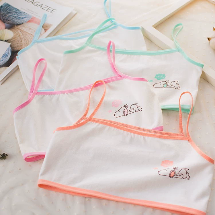 Bra top, comfortable underwear for elementary school students, breathable tube top, for secondary school
