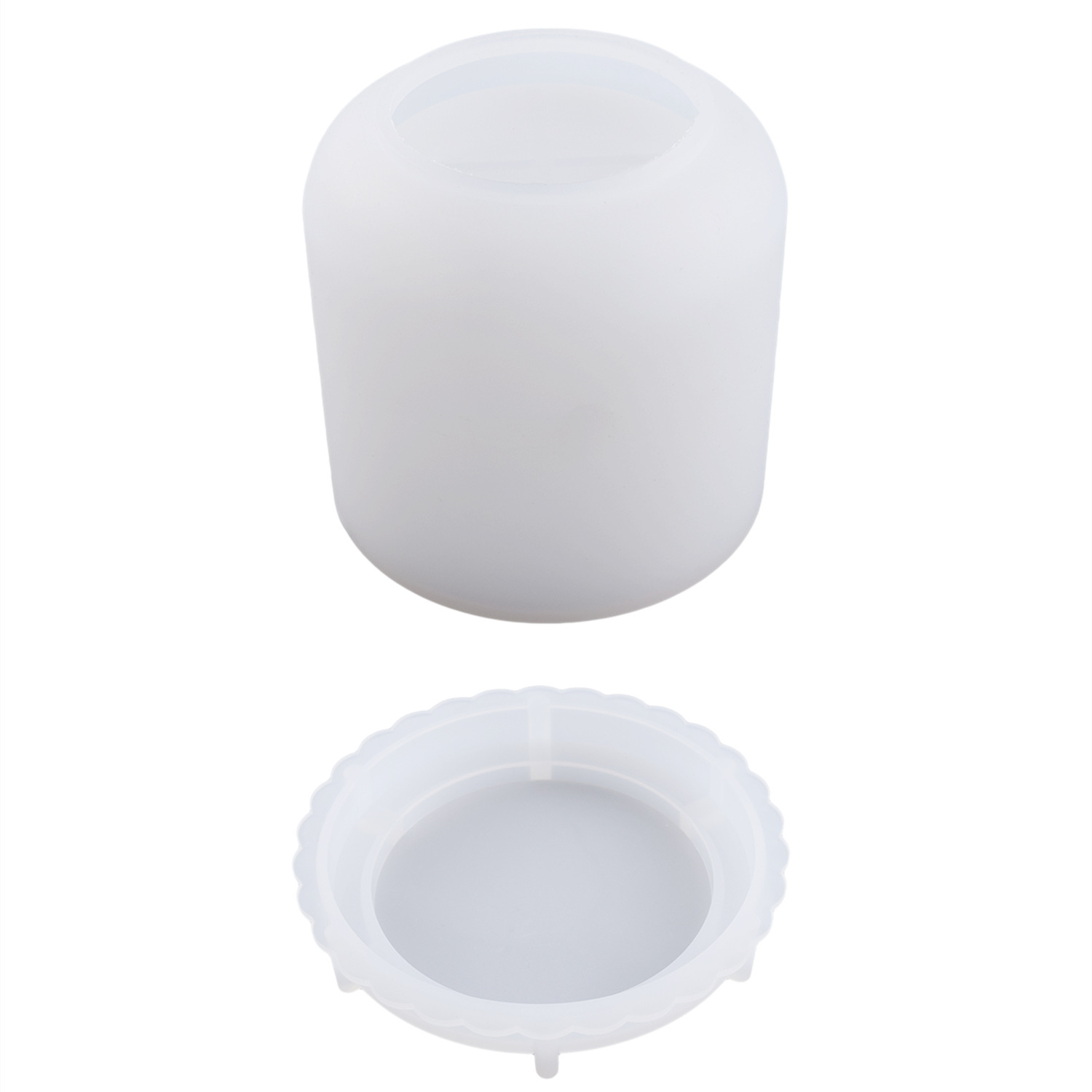 diy crystal drop epoxy resin storage Cup storage box mirror silicone mold